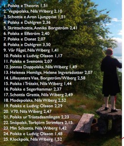 Medvind låtlista